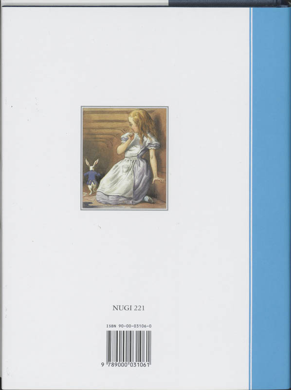 Achterkant van De avonturen van Alice in Wonderland