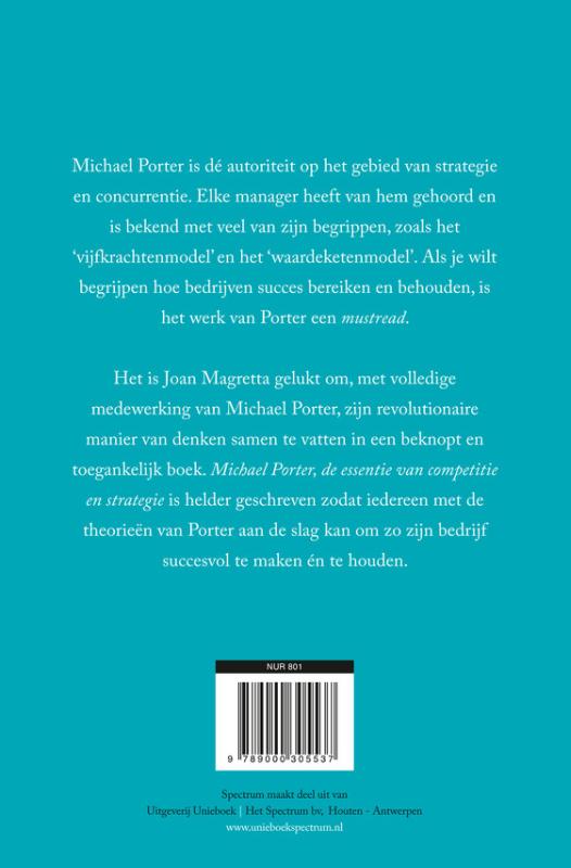 Achterkant van Michael Porter