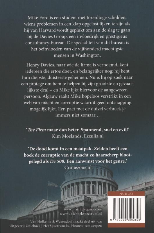 Achterkant van De 500