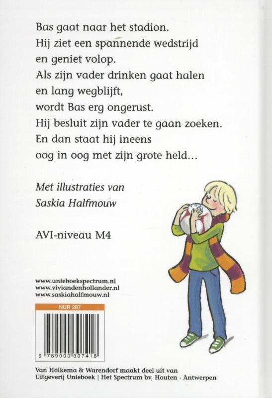 Achterkant van Kanjers op het veld