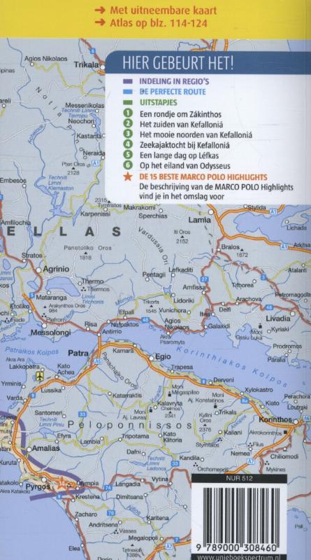 Achterkant van Griekse Eilanden, Ionische Zee