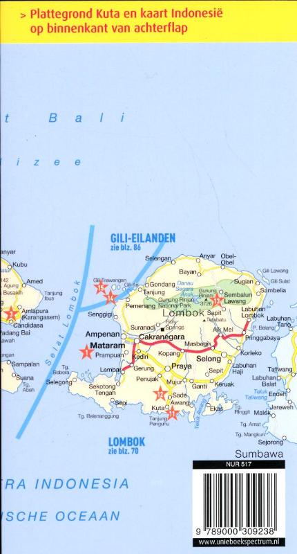 Achterkant van Bali, Lombok, Gili-eilanden