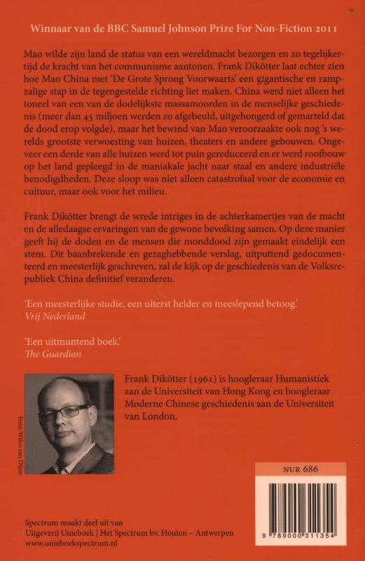 Achterkant van Mao's massamoord