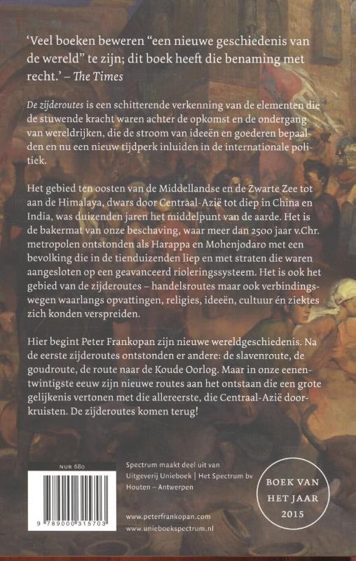 Achterkant van De zijderoutes