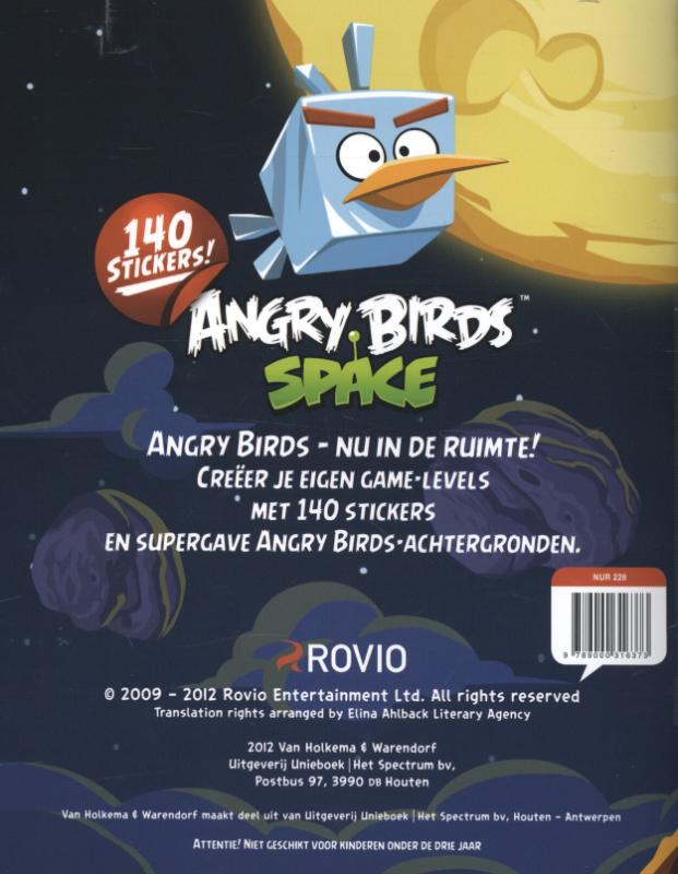 Achterkant van Stickerboek