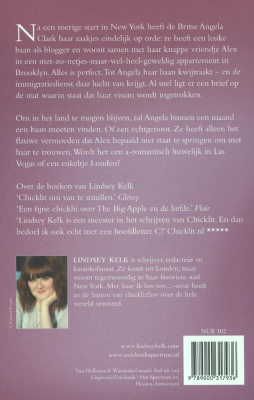 Achterkant van Ik hou van... Las Vegas en Londen