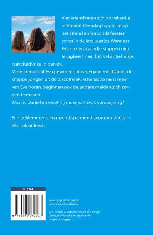 Achterkant van Vermist