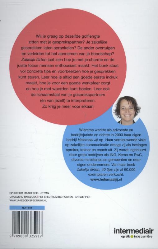 Achterkant van Zakelijk flirten