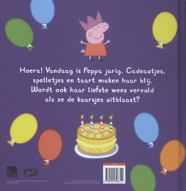 Achterkant van Fijne verjaardag, Peppa!