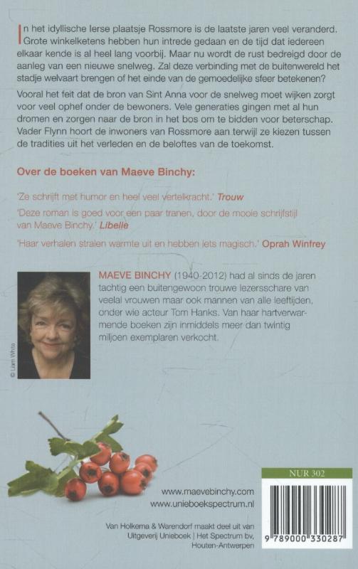 Achterkant van Wit bloeit de meidoorn