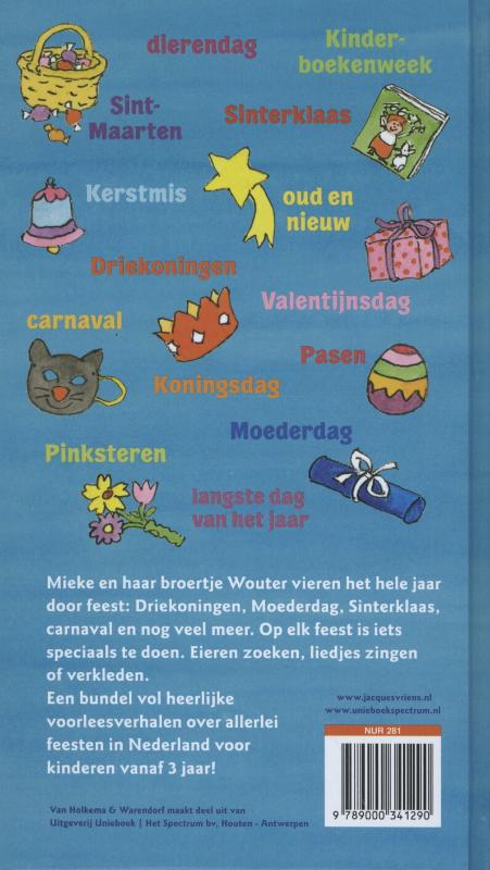 Achterkant van Nog een nachtje slapen… feest!