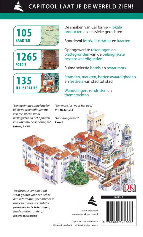 Achterkant van Californië