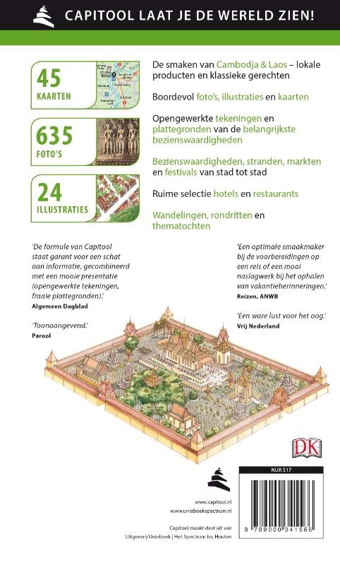 Achterkant van Cambodja & Laos