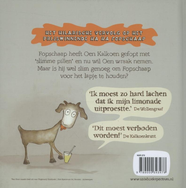Achterkant van Dol op limonade