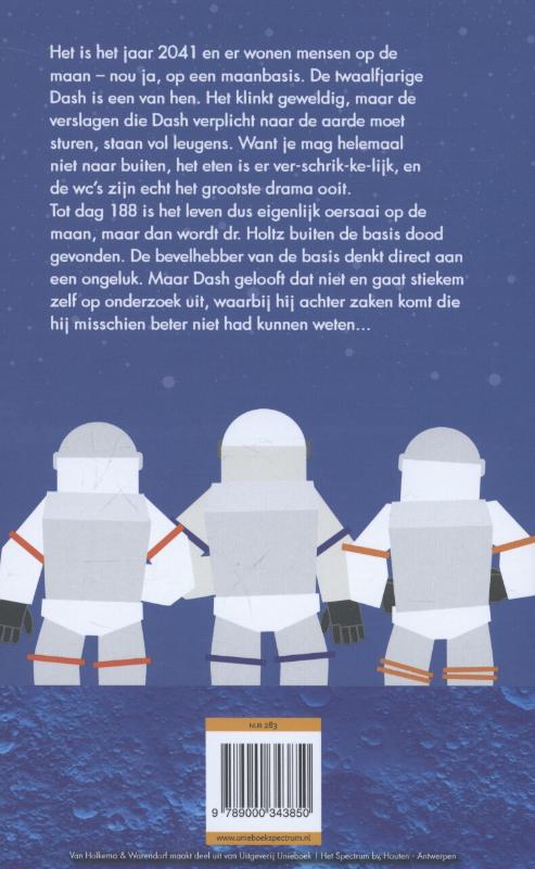 Achterkant van De maan-zaak
