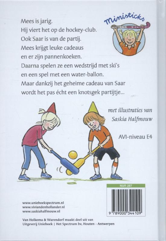 Achterkant van Een knotsgek partijtje