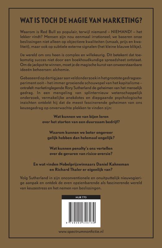 Achterkant van Alchemie