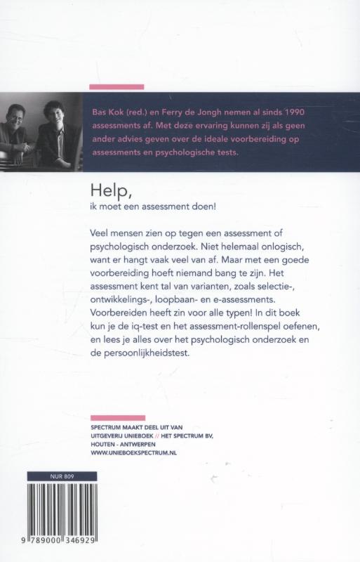 Achterkant van Assessment doen - nieuwe editie