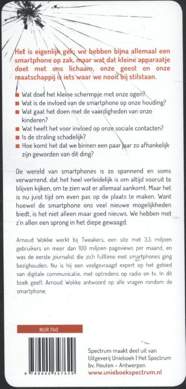 Achterkant van I love/hate smartphones