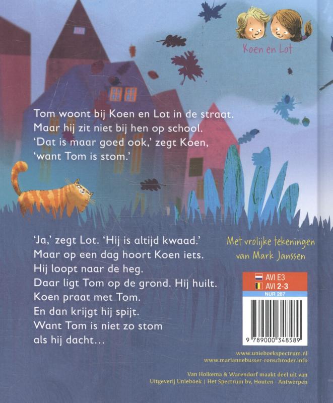 Achterkant van Een klap voor je kop