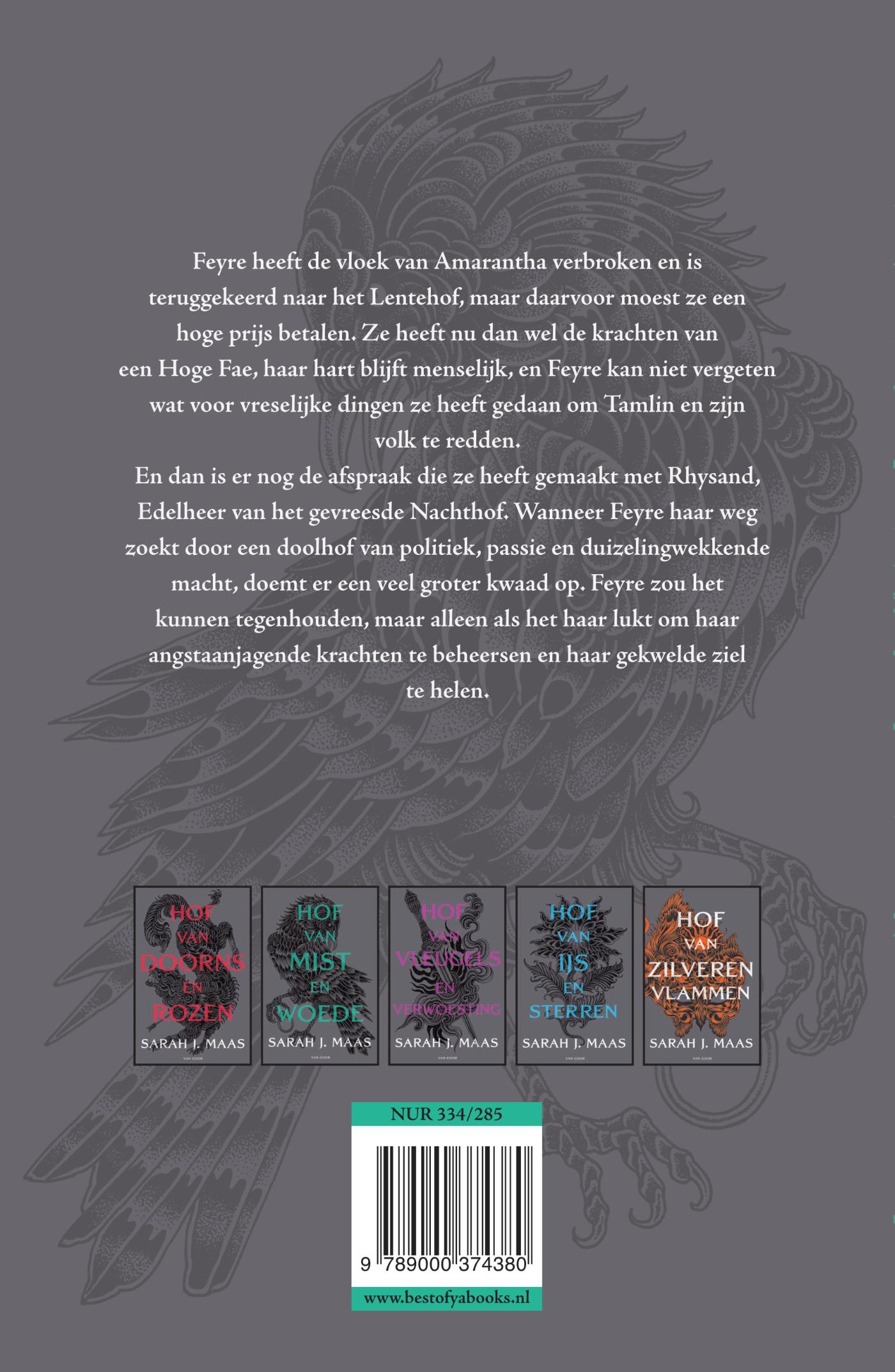 Achterkant van Hof van mist en woede