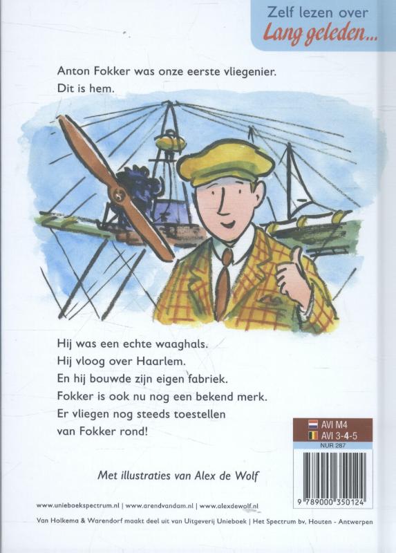 Achterkant van Anton en de spin