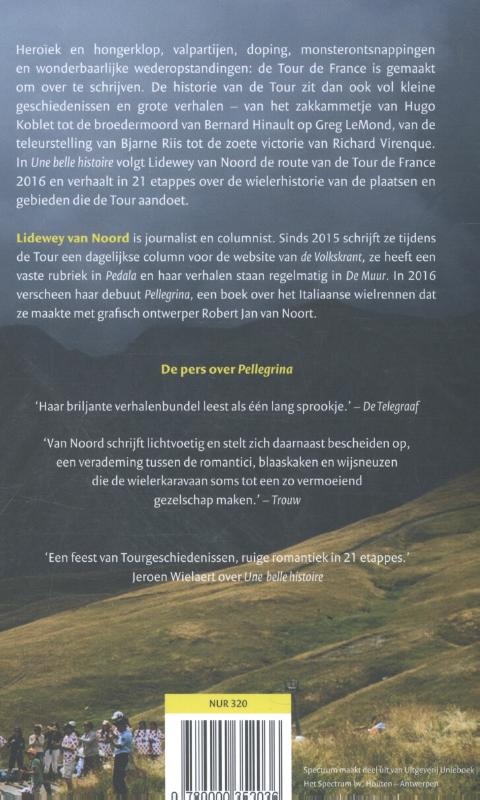 Achterkant van Une belle histoire