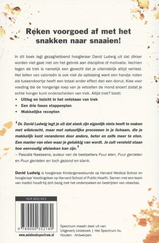 Achterkant van Altijd trek?