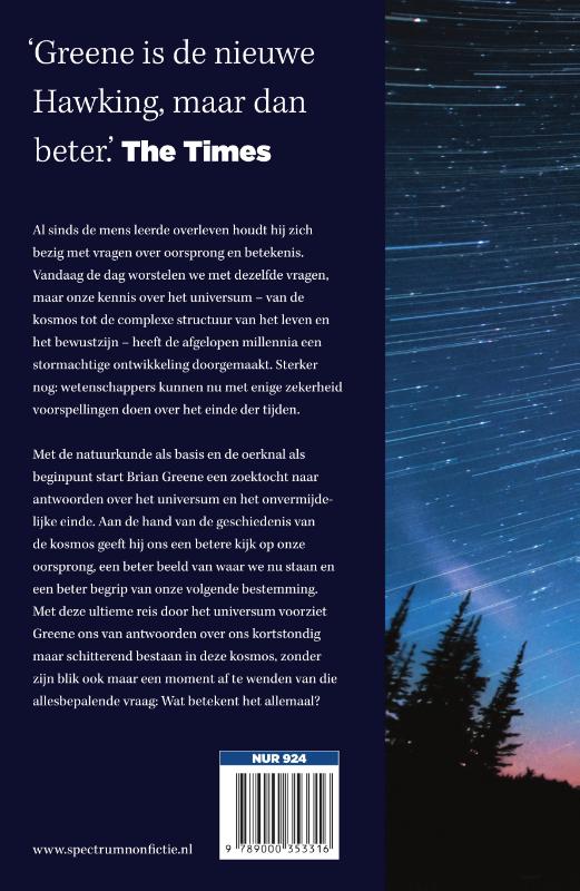 Achterkant van Tot het einde der tijden