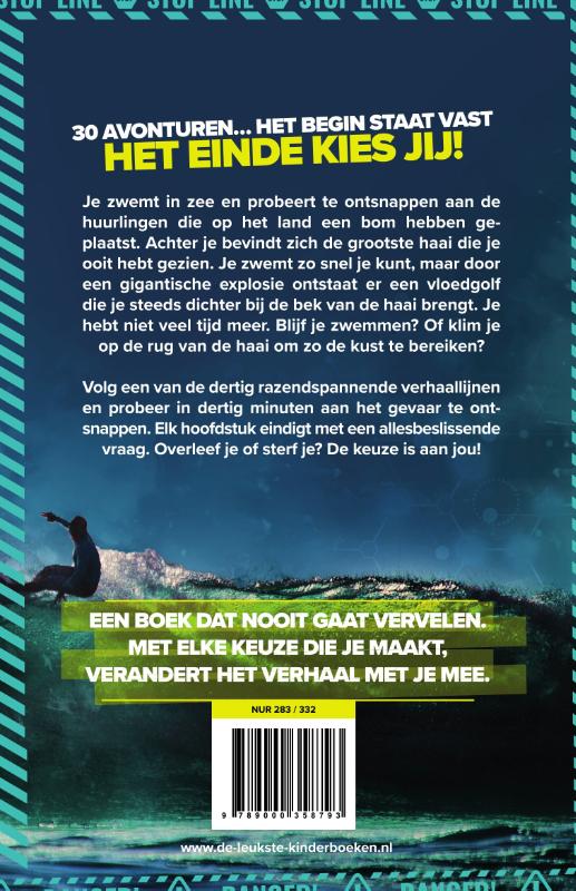 Achterkant van Gevaar op het water