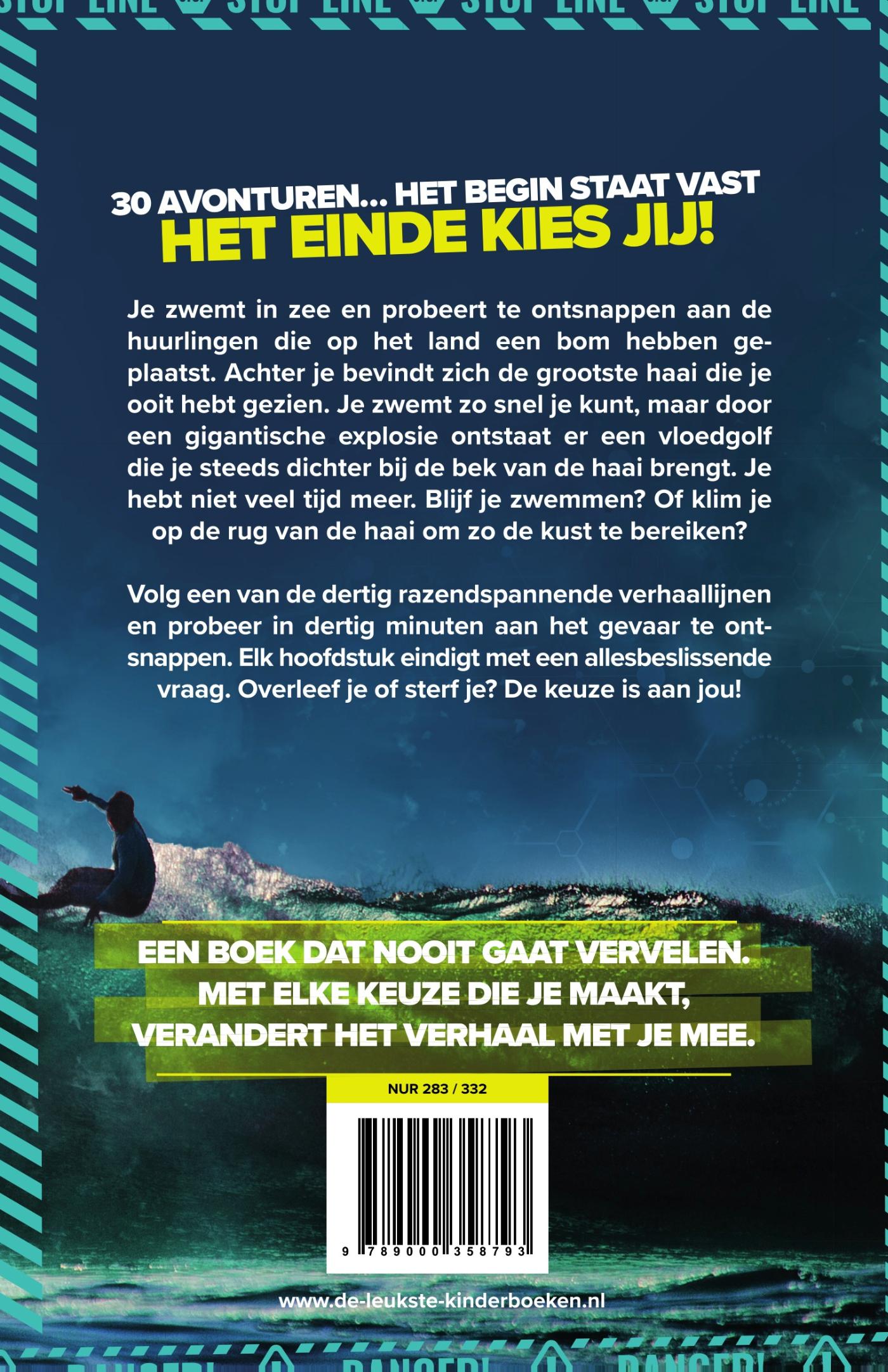 Achterkant van Gevaar op het water