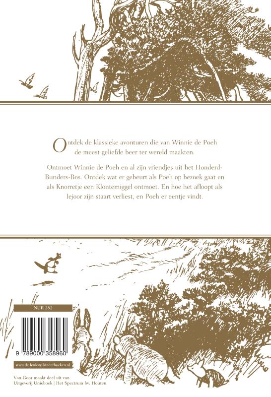 Achterkant van Winnie de Poeh