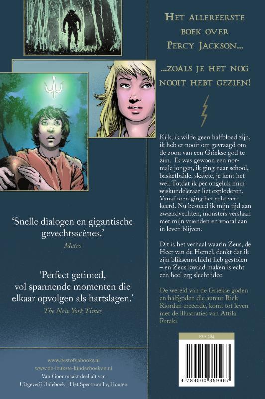 Achterkant van De bliksemdief