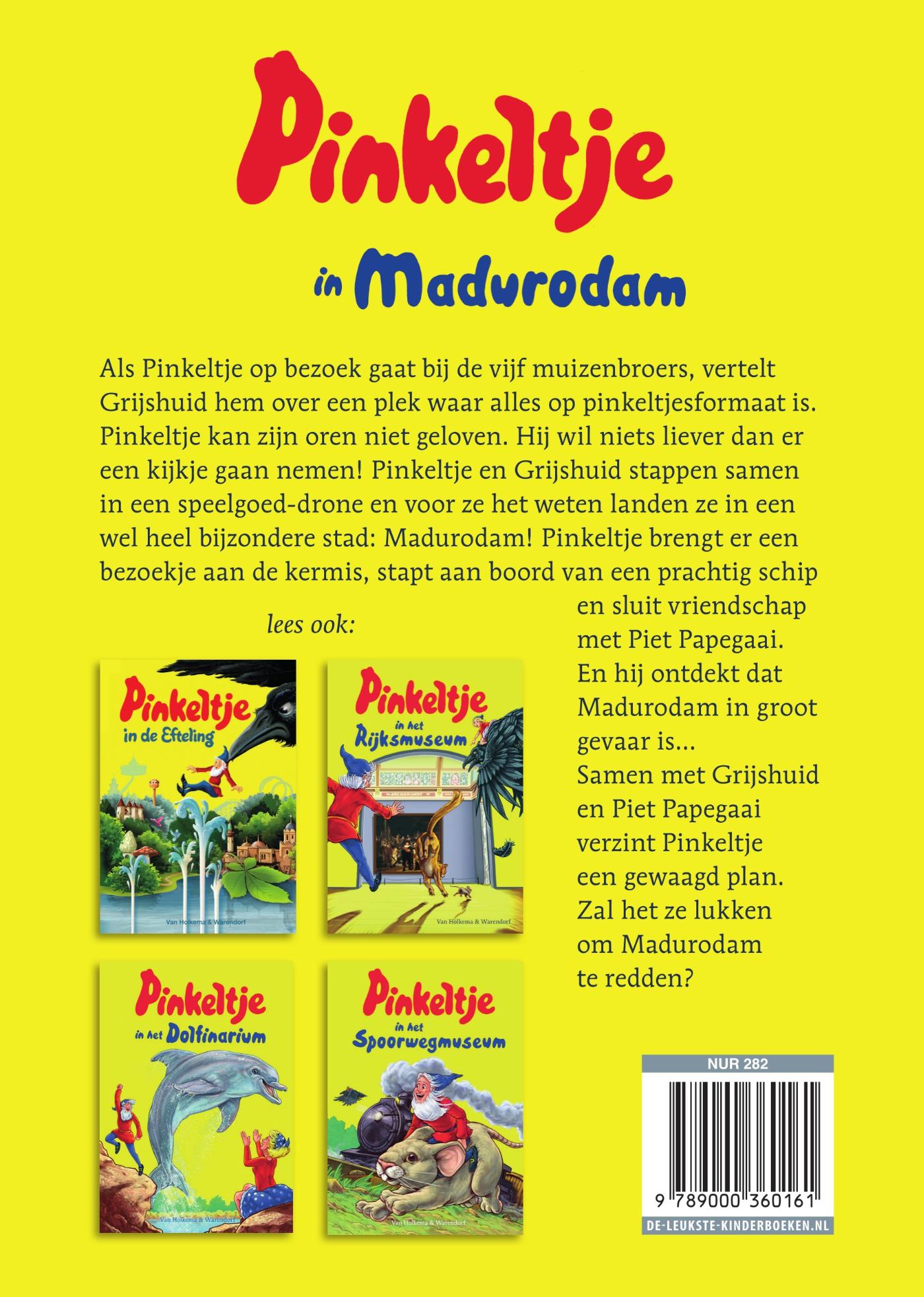 Achterkant van Pinkeltje in Madurodam