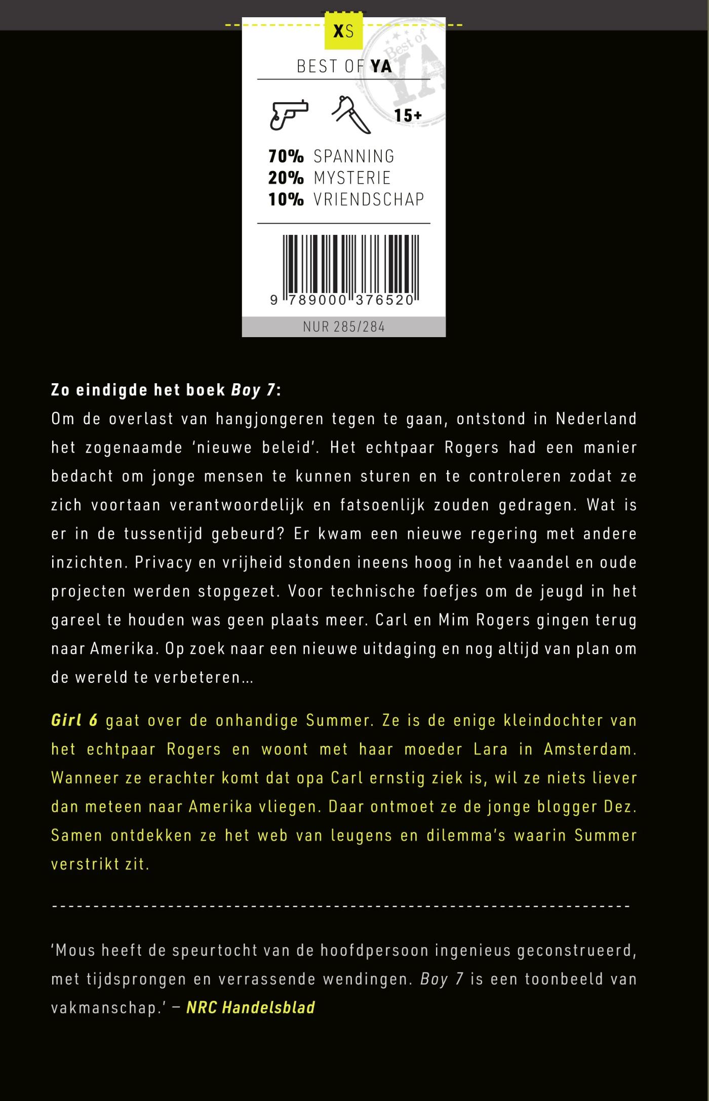Achterkant van Girl 6