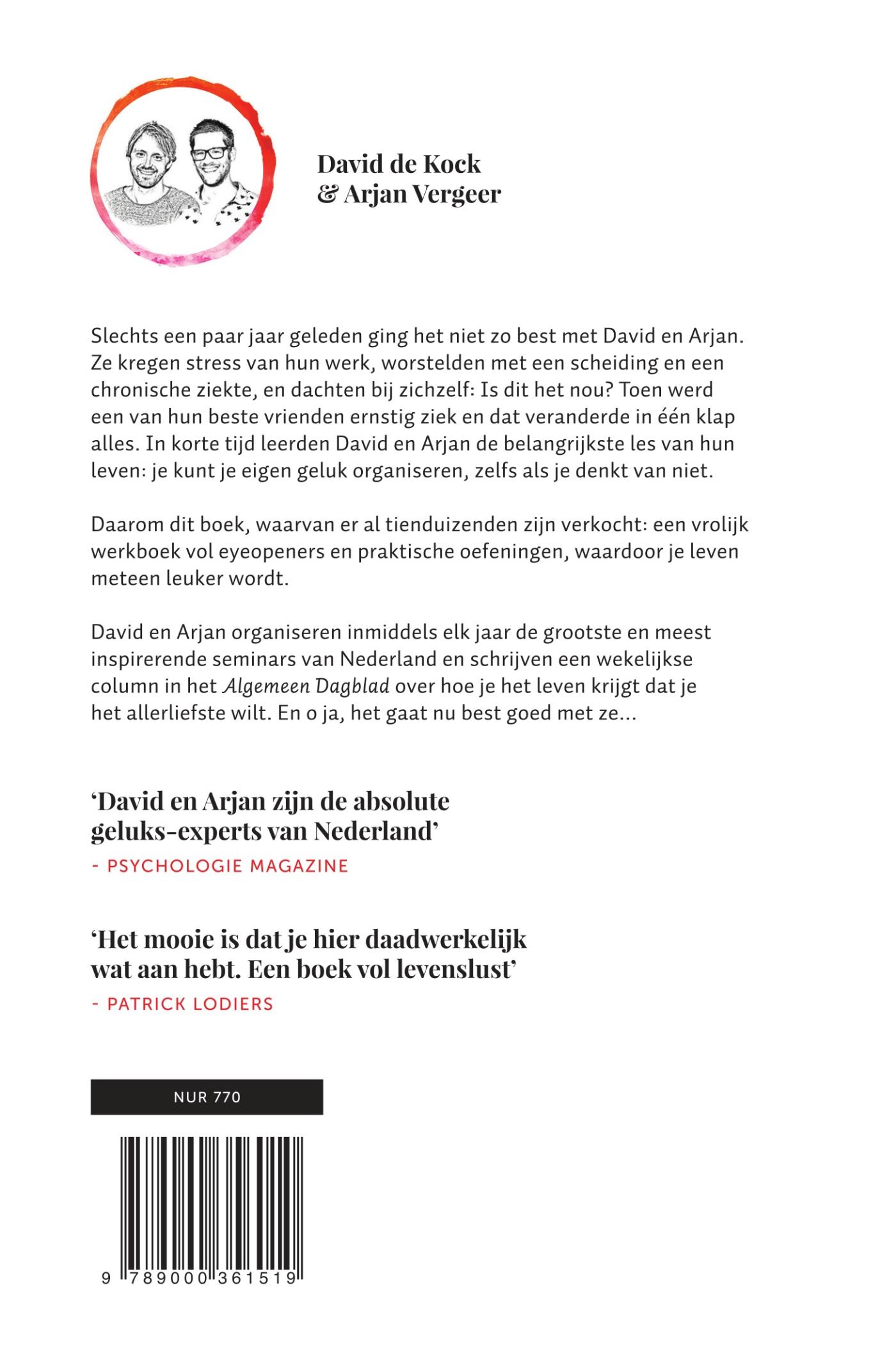 Achterkant van 365 dagen succesvol