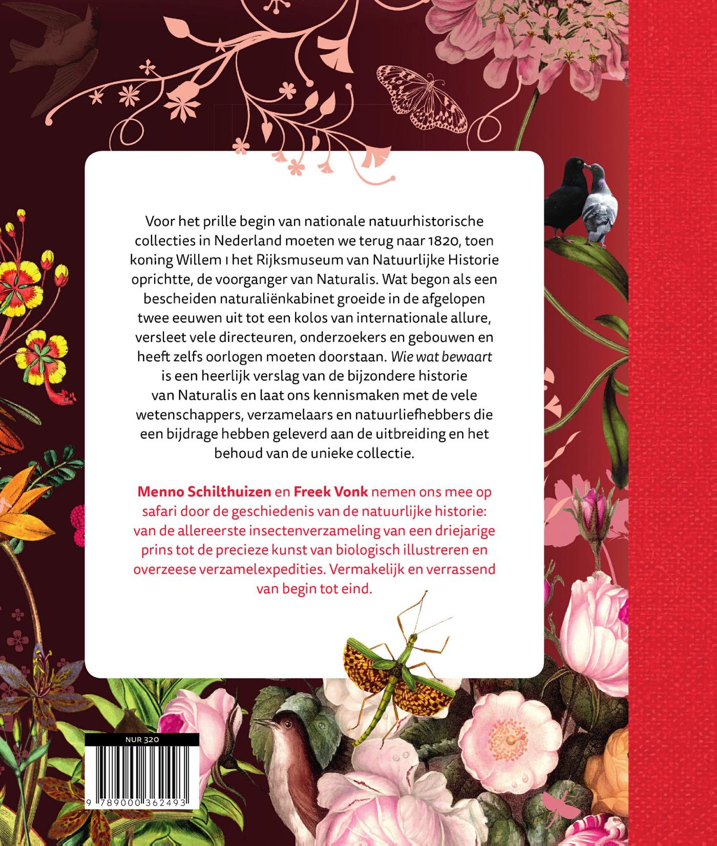 Achterkant van Wie wat bewaart