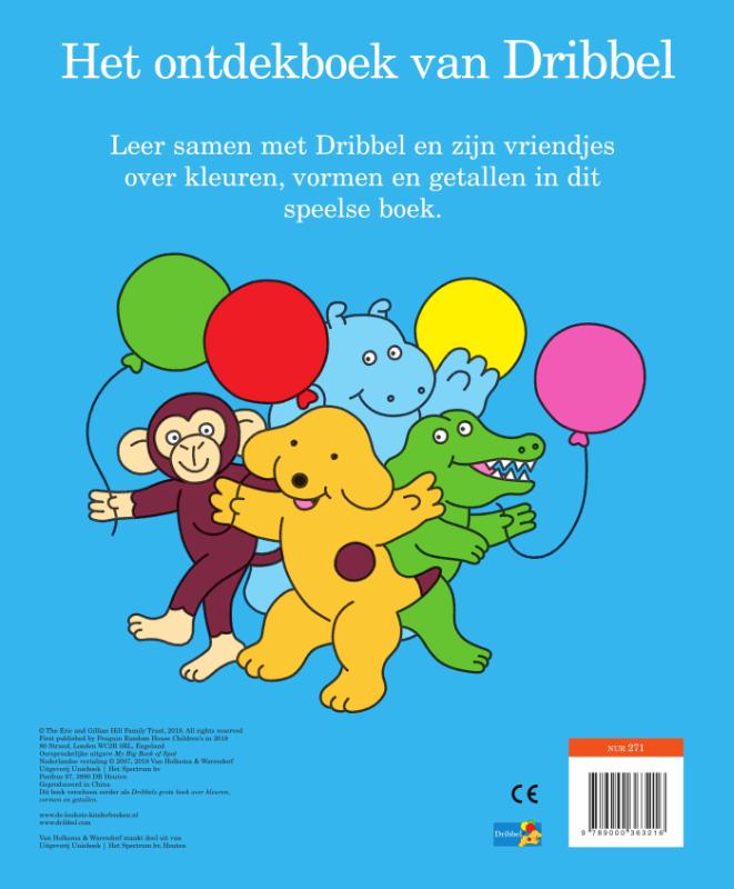 Achterkant van Het ontdekboek van Dribbel