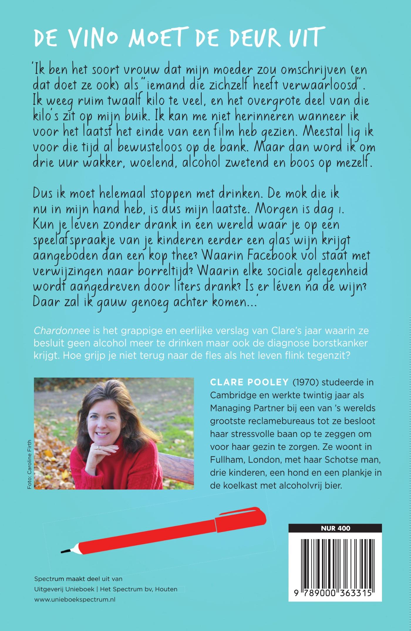 Achterkant van Chardonnee