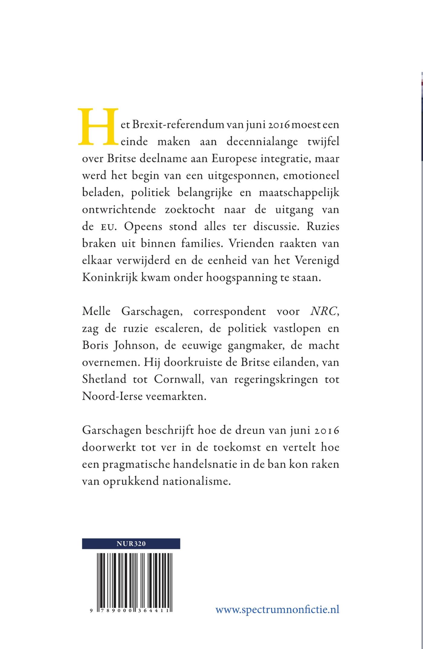 Achterkant van Stem van het Britse volk
