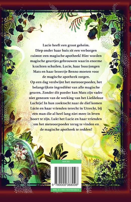 Achterkant van Het mysterie van de zwarte bloem