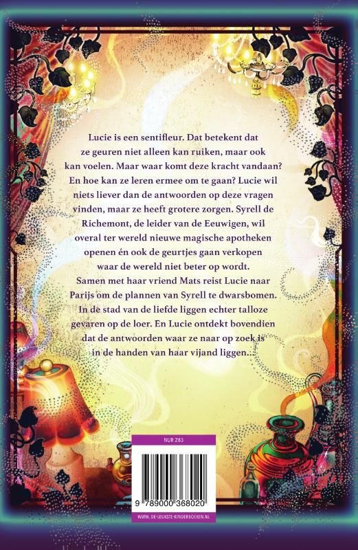 Achterkant van De magische apotheek - De strijd om de meteoor