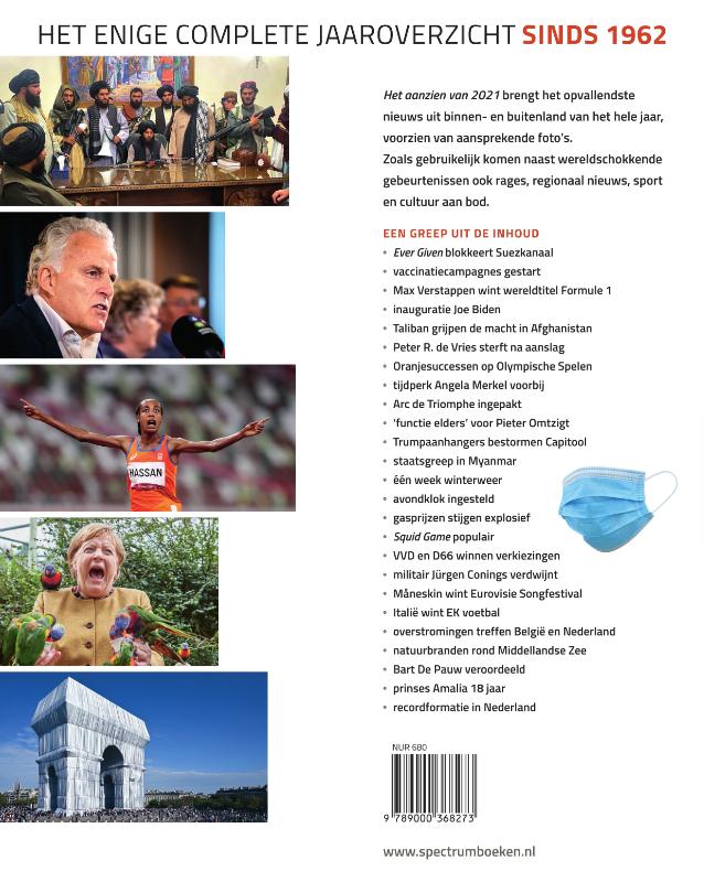 Achterkant van Het aanzien van 2021