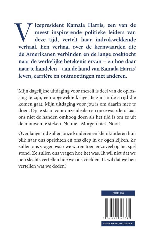 Achterkant van The Truths We Hold