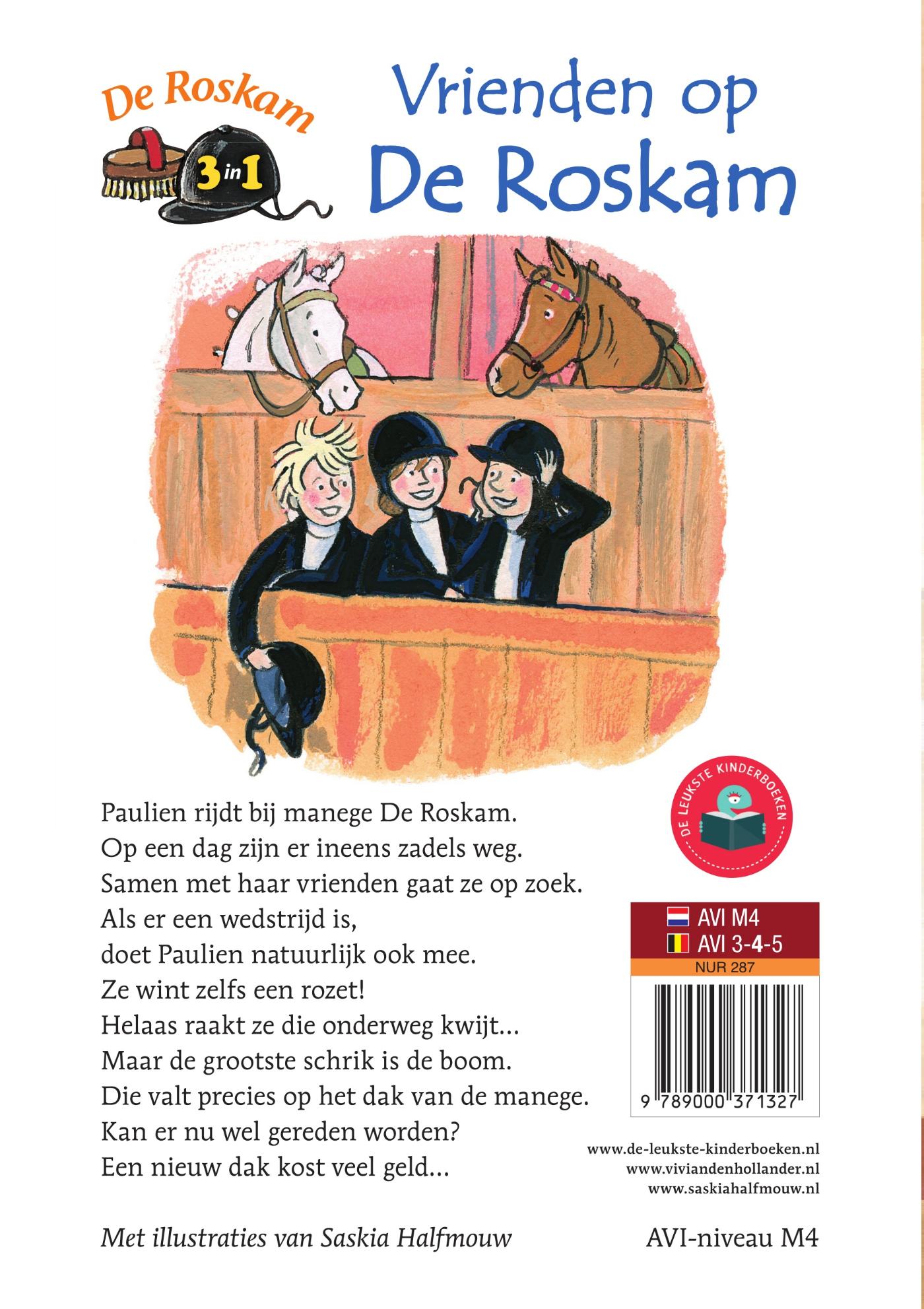 Achterkant van Vrienden op De Roskam