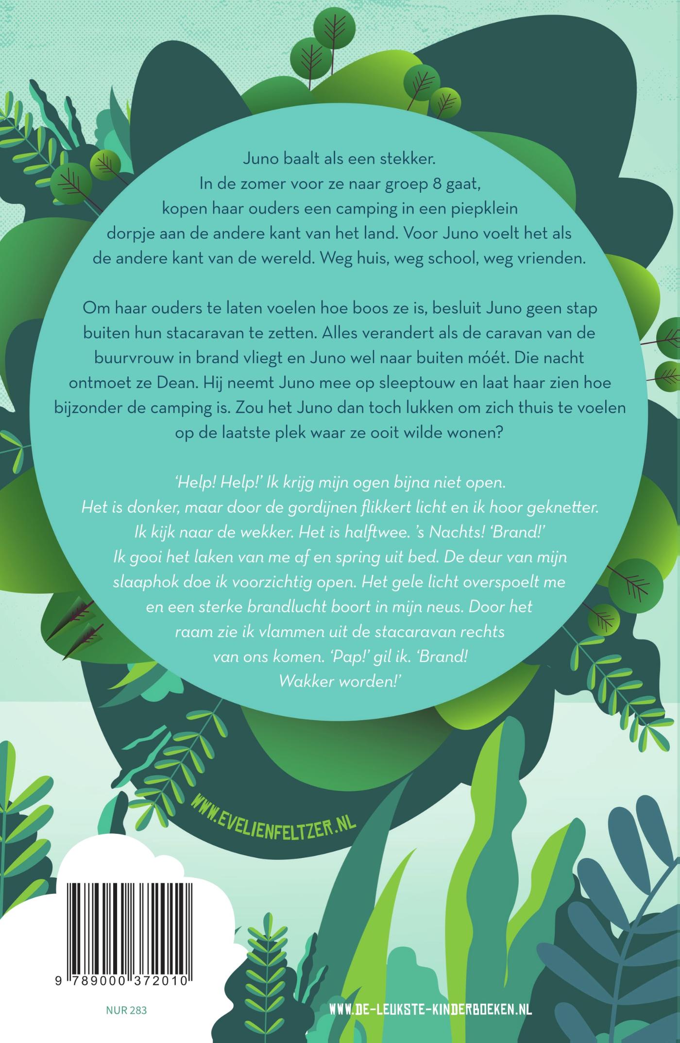 Achterkant van De zomer waarin ik in een caravan woonde