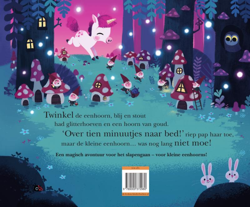 Achterkant van Kleine eenhoorn