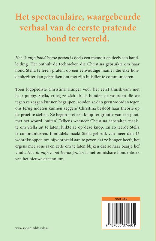 Achterkant van Hoe ik mijn hond leerde praten