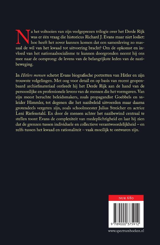 Achterkant van Hitlers mensen