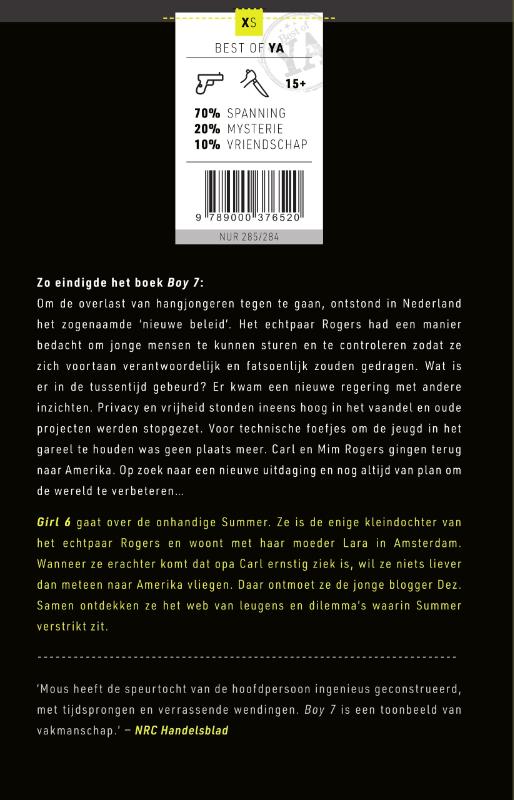 Achterkant van Girl 6